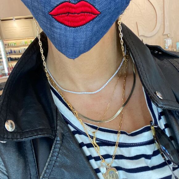 Glimmer Necklace by Phyllis and Rosie - Picture 3 of 3